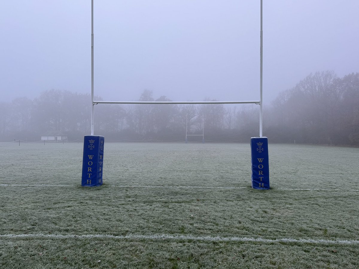 Beautiful winter morning for rugby. Delighted our home games v Churchers college are ON.
#GameDay 
#worthrugby