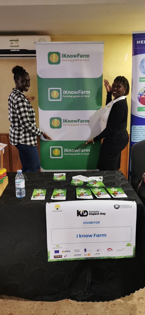 iKnowFarm's tweet image. Our team smashed it at Kampala Impact Day! #KID2023