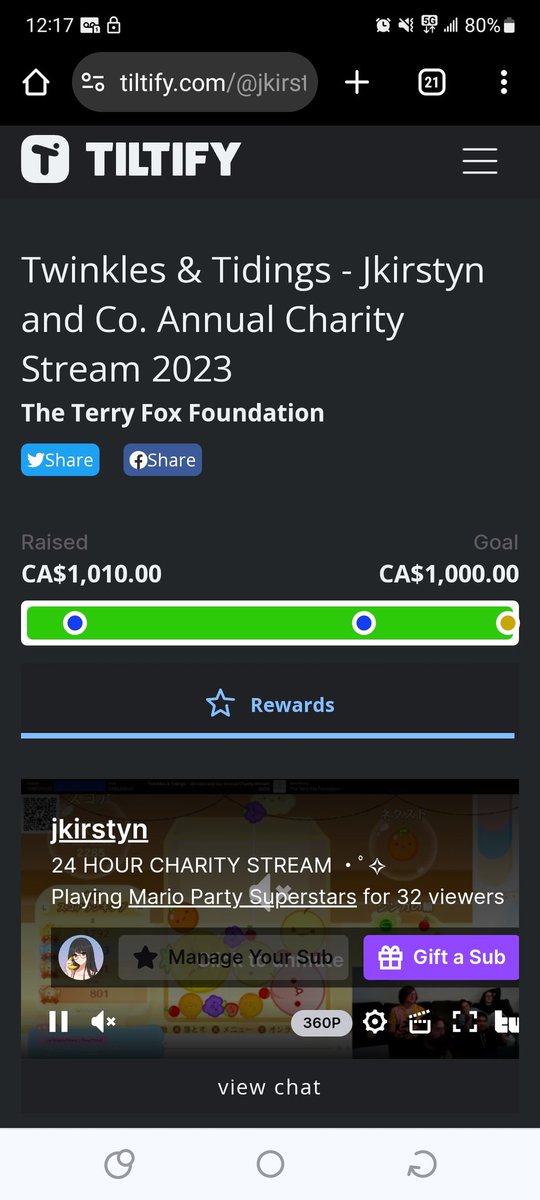 jkirstyn's tweet photo. i havent been able to tweet cause ive been so busy but we HIT OUR GOAL IN UNDER 5 HOURS! Thank you so much 😭😭😭😭😭 we still have so much time left in our 24 hour stream so please stop in if you have the chance!! https://t.co/E8CqUQWPzf