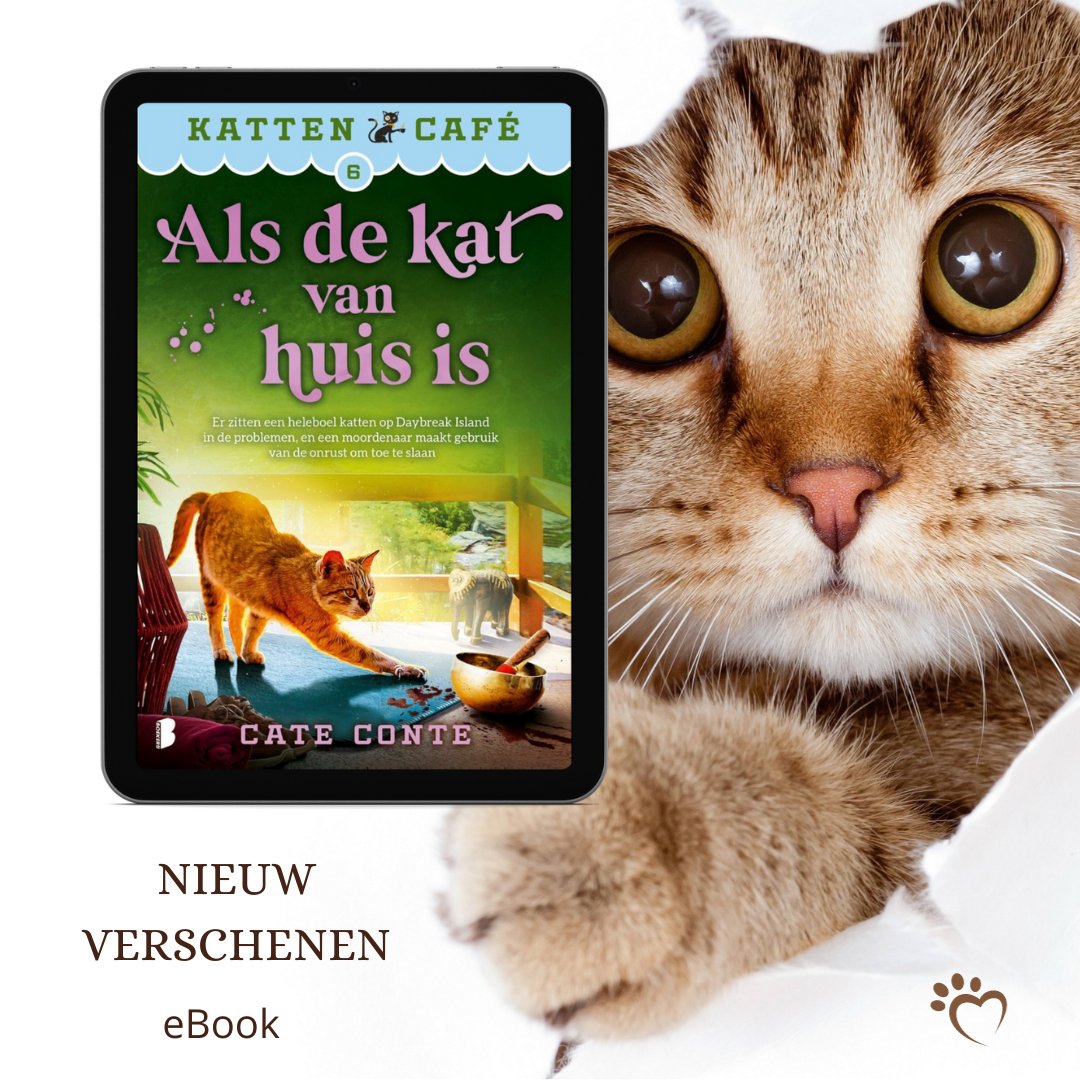 Nieuw verschenen bij <a href="/Boekerij/">Boekerij</a> Als de kat van huis is van Cate Conte vrouwenthrillers.nl/index.php?page… #nieuw #serielezen