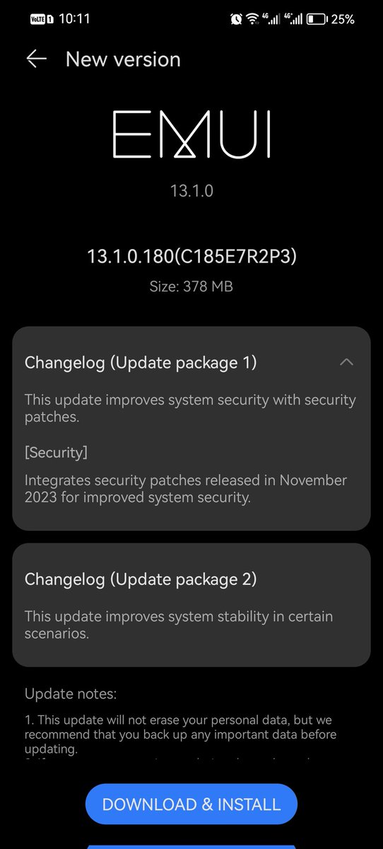 karim_elgabry's tweet photo. تم وصول اخر تحديث امنى لشهر 11 لهاتف Huawei P60 Pro الكل يدخل ويحدث ويرد
عليه فى الكومنتات
🔊❤️📱🎉💪
#HUAWEIP60pro #Huawei #emui #Emui13 #هواوى https://t.co/RCIPlDuwrf