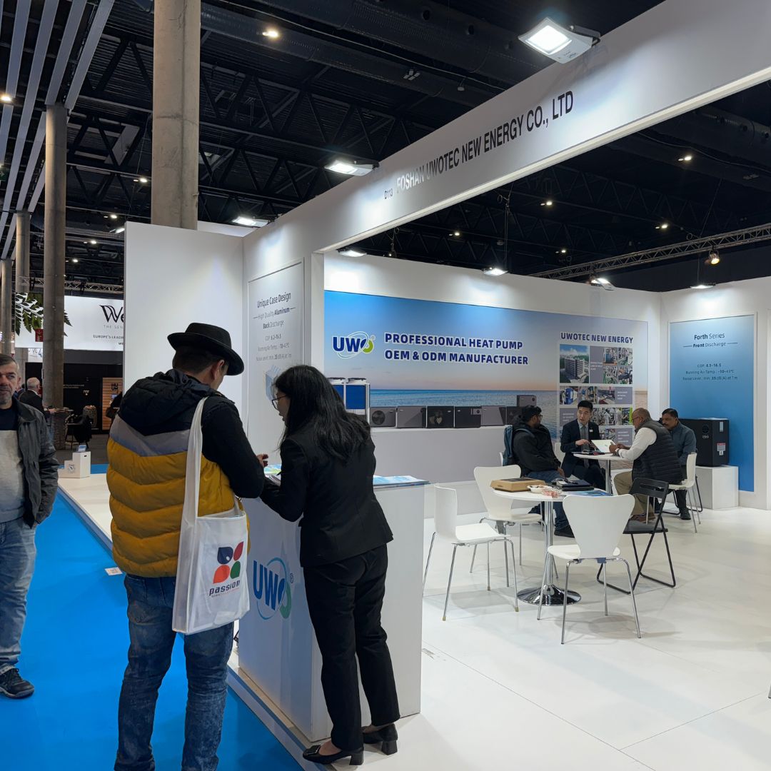 UWONewEnergy's tweet image. @PiscinaWellness Conclusion
We extend our heartfelt thanks for being an integral part of our journey at PISCINA &amp;amp; WELLNESS BARCELONA 2023. Stay connected as we persist in our efforts to revolutionize pool heating solutions!
#poolheating #poolcooling #poolheatpump #r290