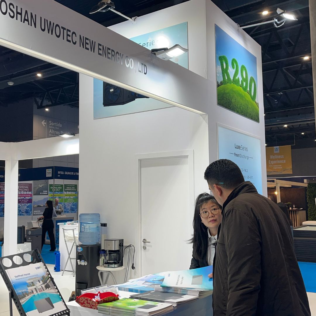 UWONewEnergy's tweet image. @PiscinaWellness Conclusion
We extend our heartfelt thanks for being an integral part of our journey at PISCINA &amp;amp; WELLNESS BARCELONA 2023. Stay connected as we persist in our efforts to revolutionize pool heating solutions!
#poolheating #poolcooling #poolheatpump #r290
