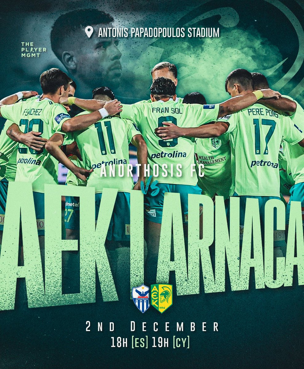All set for today’s game. Let’s do this, team. Together 🔰<a href="/AEKLARNACA/">AEK Larnaca</a>  #MatchDay