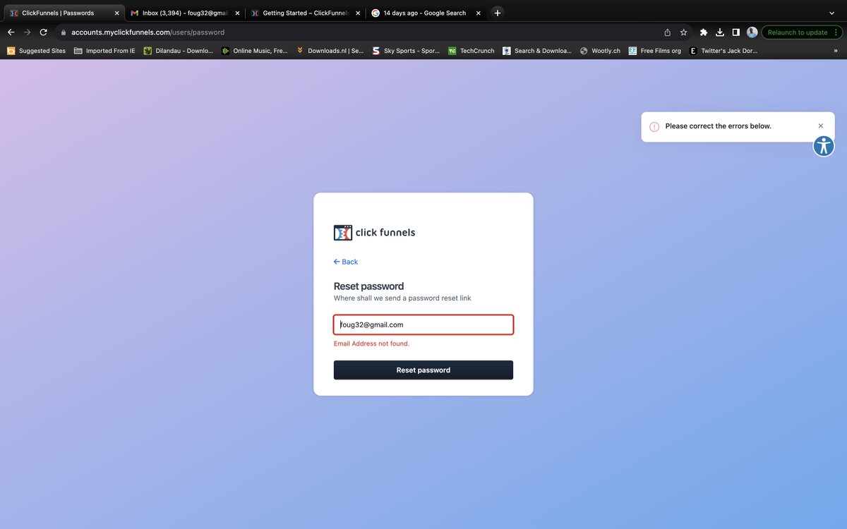 samikatsie's tweet photo. @russellbrunson @russellbrunson I canceled my trial account before the 14 days and I deactivated the account. This morning all I saw was my deactivated account was charged for $297. This is so uninspiring and I have lost confidence in @clickfunnels. Please refund my account ASAP https://t.co/sumpvWIXr9