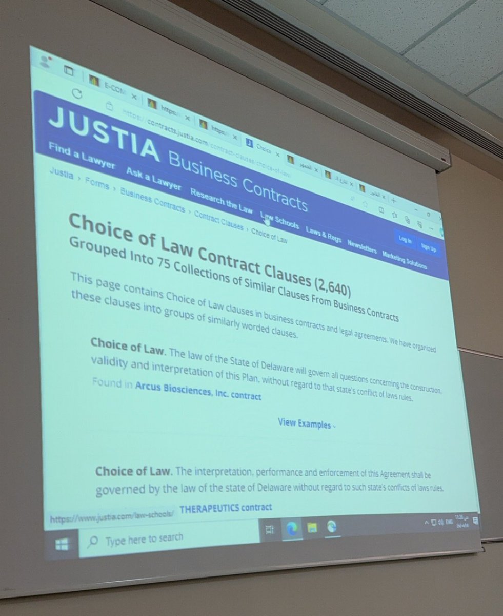 موقع عالمي مفيد لصياغة العقود التجارية، مليء بالأمثلة لصياغة أي بند بالإضافة إلى مرجع صياغة العقد .. 
#justia