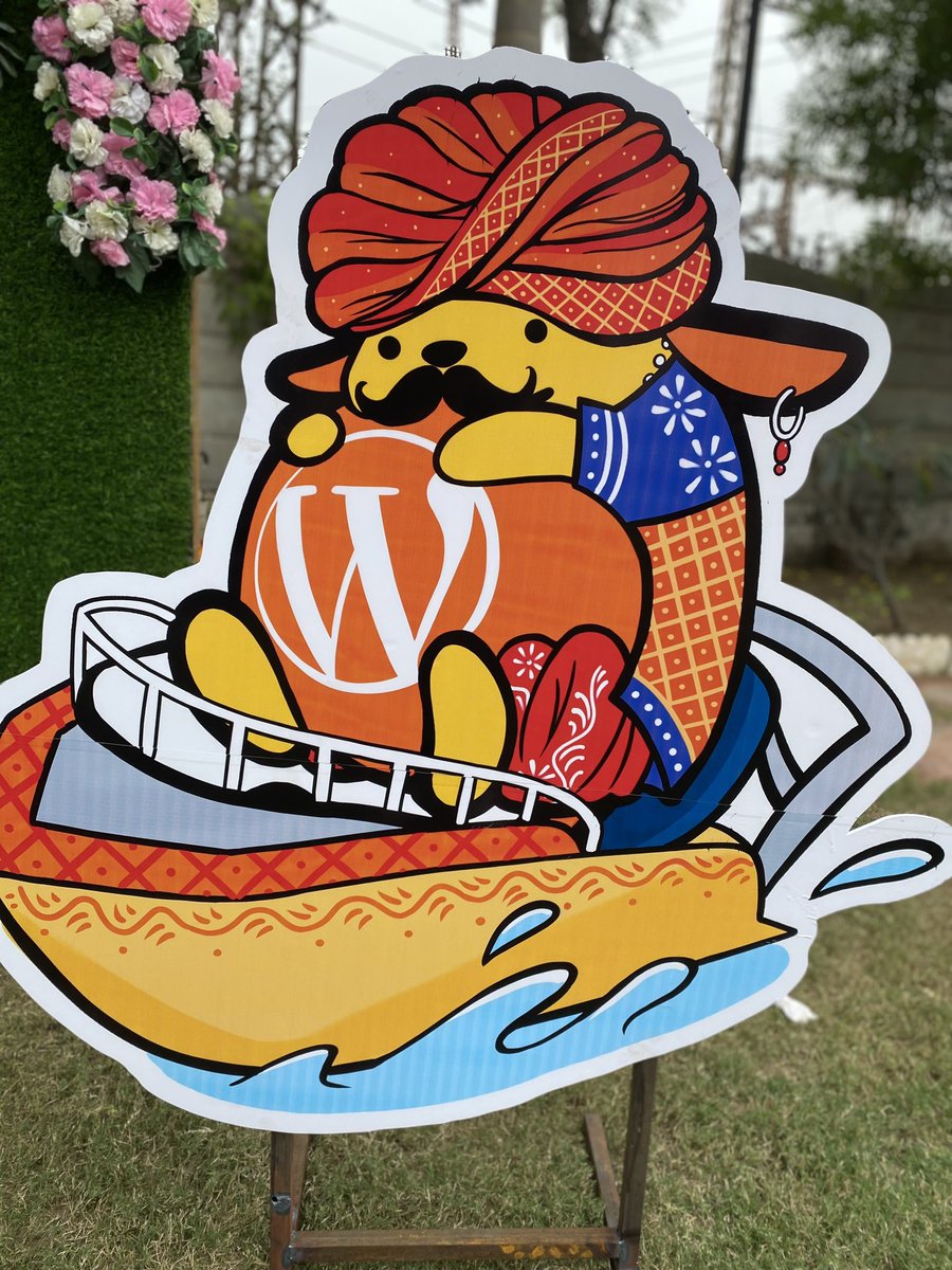 BluehostIndia's tweet photo. Say hi to Wapuu Sa!👋

#WCUdaipur #Bluehost #WordPress #Wapuu https://t.co/ixor095kxP
