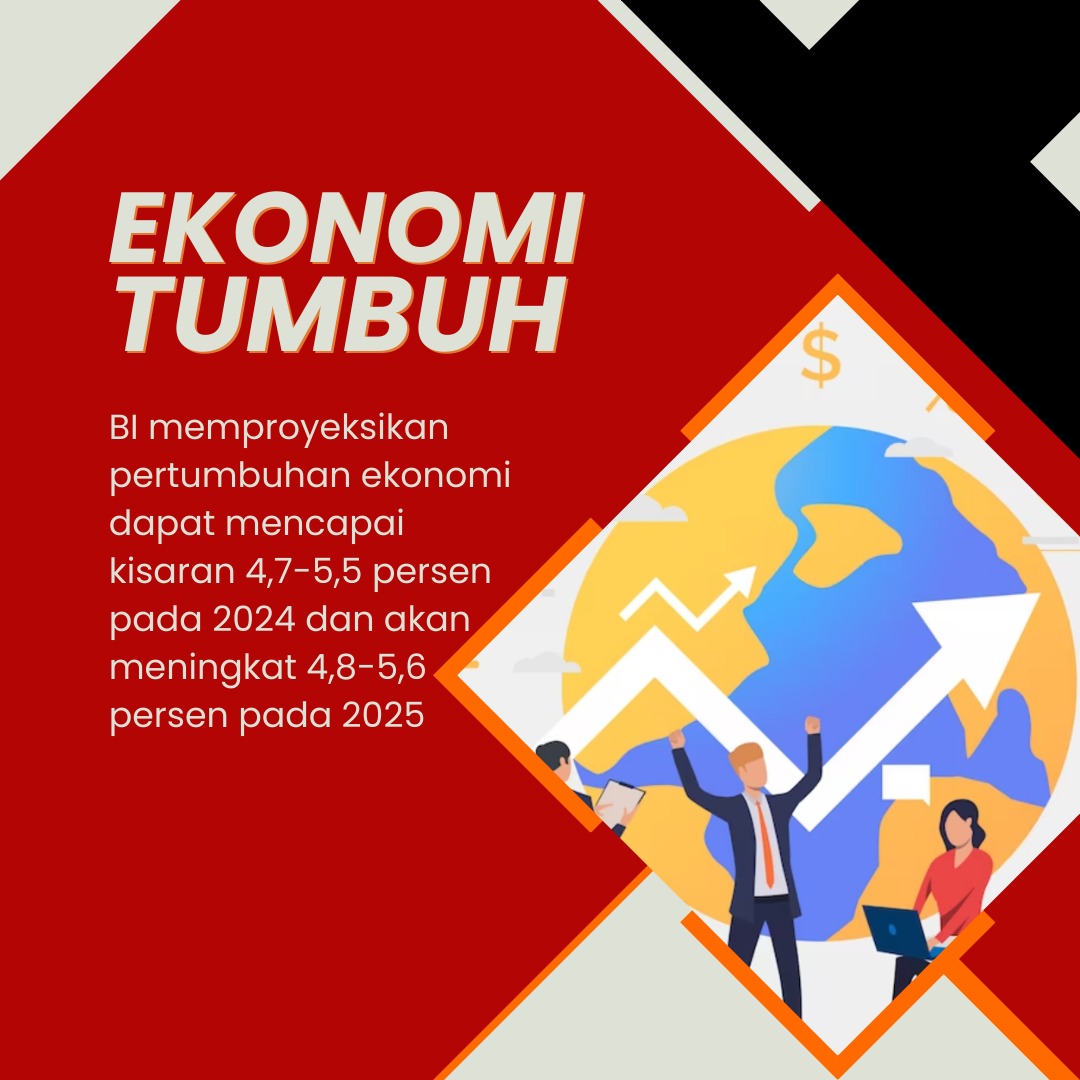 Bank Indonesia memproyeksikan Pertumbuhan Ekonomi dari tahun 2024 hingga 2025
#Ekonomi #EkonomiIndonesia #IndonesiaKuat #IndonesiaTumbuh