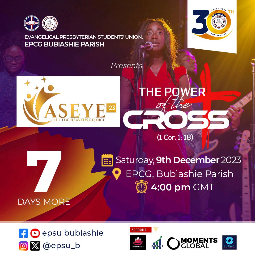 epsu_b's tweet photo. 7 days More!!!

The Power of the CROSS!

#epsububiashie
#30thanniversary
#epcgbubiashieparish
#reviveusagain
#Atpeacewithall https://t.co/nNwtXdmhSY