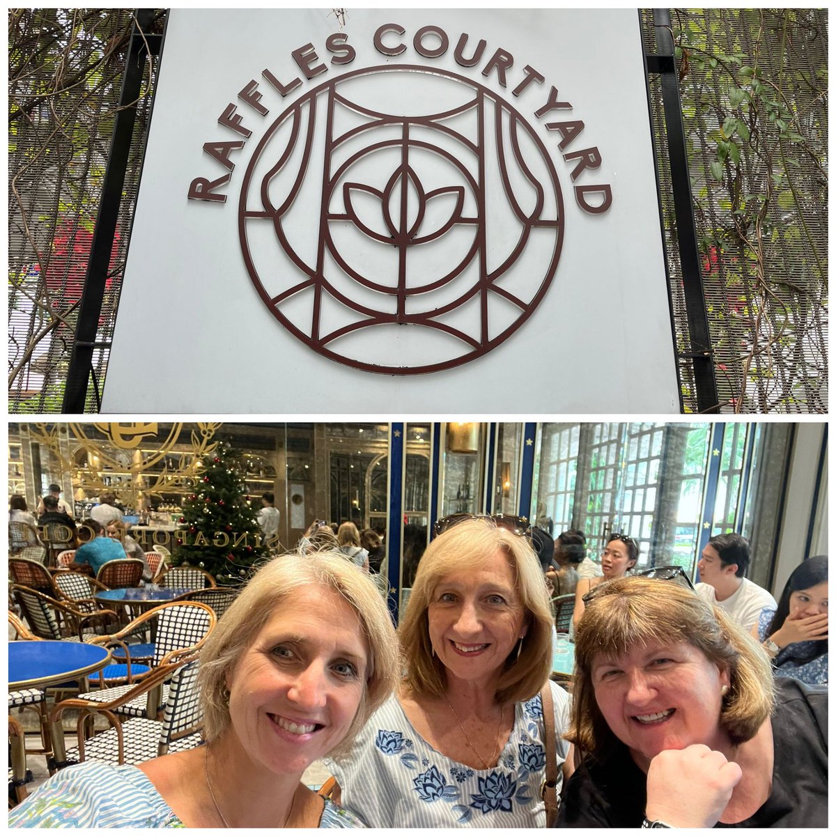 Coffee in Raffles before travelling home.