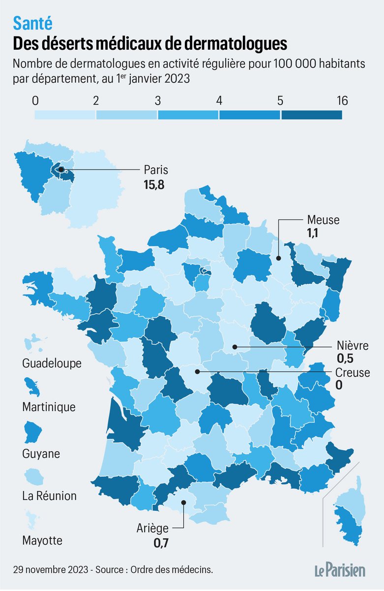 leparisieninfog's tweet photo. Temps d’attente record, manque de renouvellement… #Dermatologue, une espèce en voie de disparition ? >> https://t.co/ORN4plkGBd https://t.co/UaJcCn1OtM