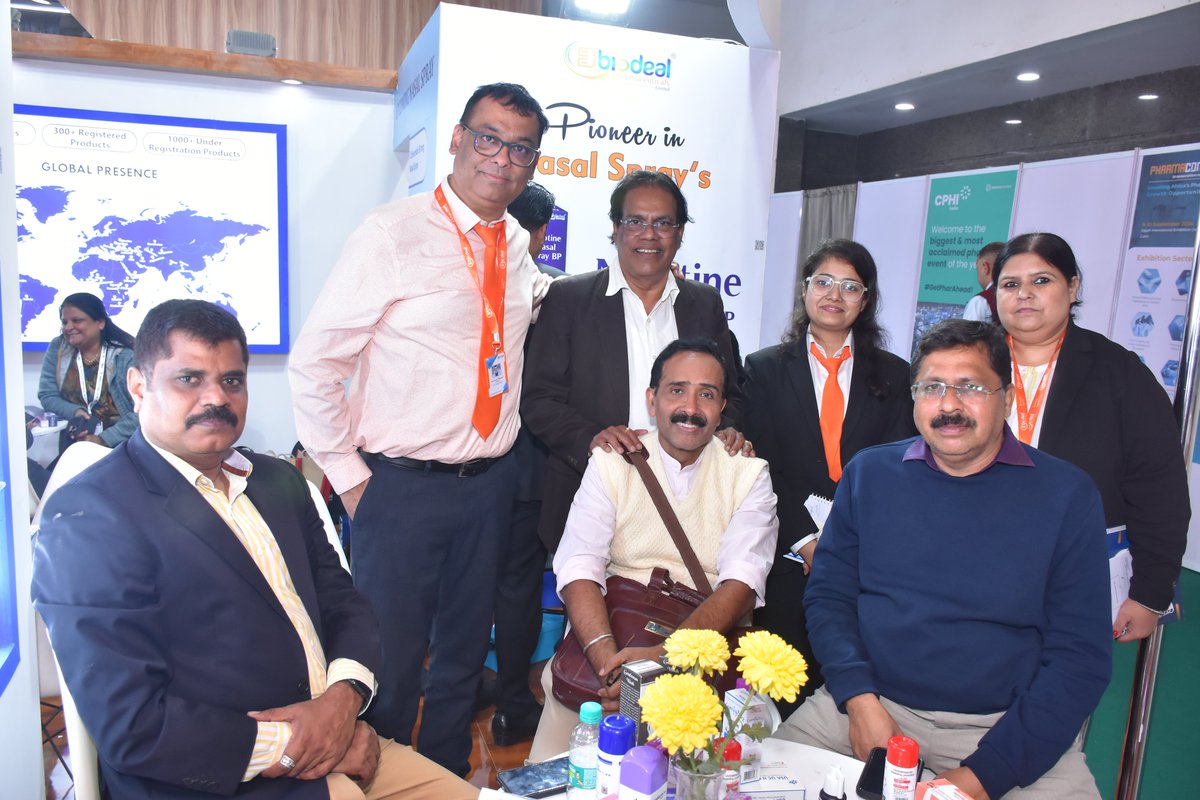 CPHI & PMEC India is a large scale event and a great opportunity to consolidate the business. It’s an honour to celebrate its great success at CPHI & PMEC event which can’t be possible by without co-operation of Biodeal Family. #CPHI #PMEC #CPHIIndia #PharmaExhibition #noida