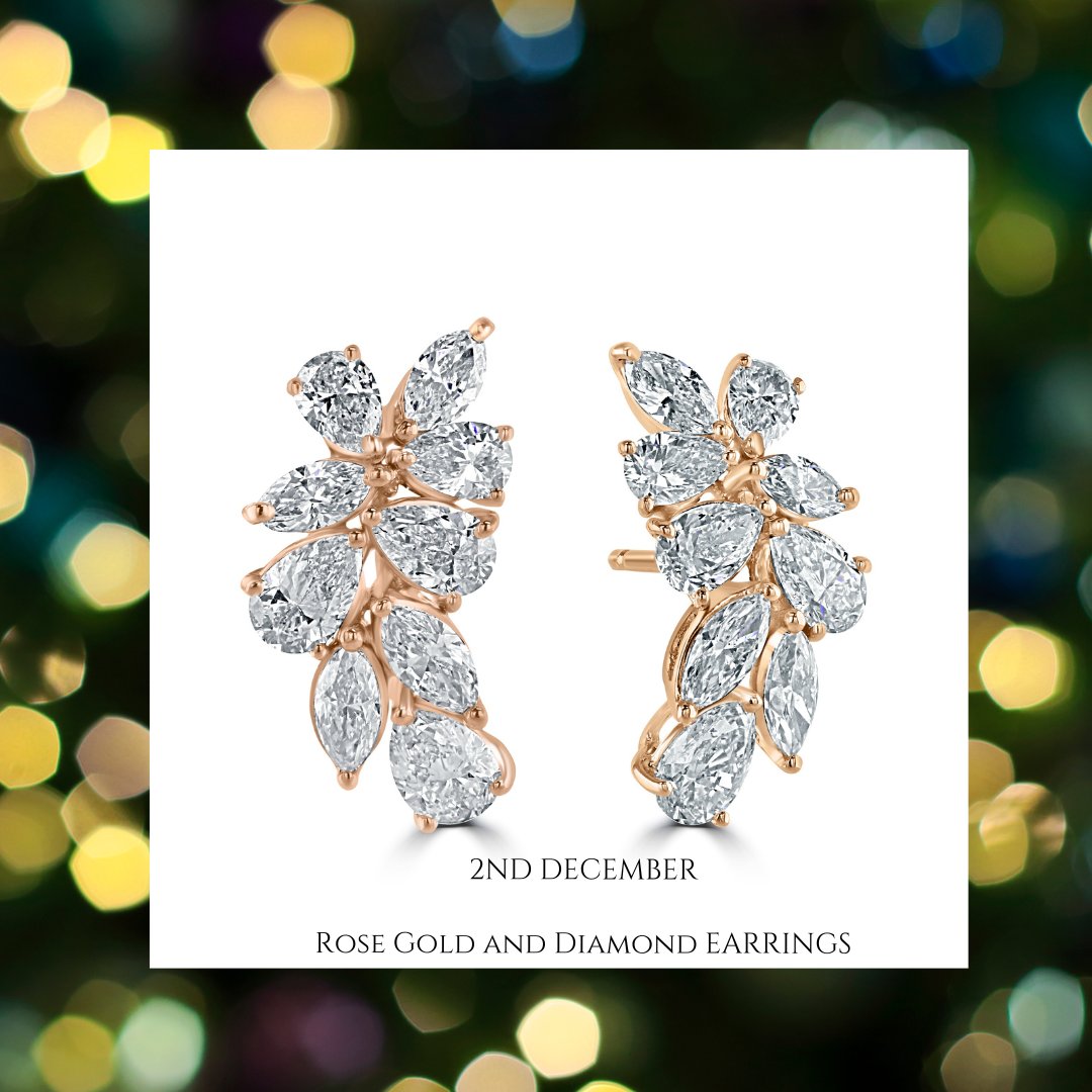 And on December 2nd, we bring you our stunning rose gold and diamond earrings to put the sparkle into your Christmas shopping.

#christmas #gifting #giftinspo #cheltenham
