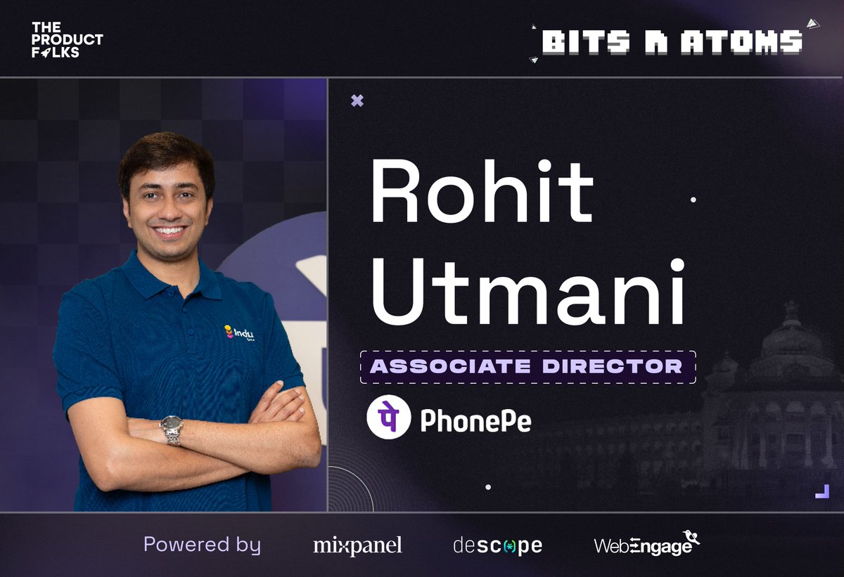 RohitUtmani's tweet photo. What’s up Bengaluru!

I am excited to be a part of the most anticipated offline mixer happening today, December 2nd, thanks to our friends at @TheProductfolks 

This offline mixer is for seniors who enjoy discussions and building products.

See you there: https://t.co/ip2si3lU4R: https://t.co/0wFnqXQEWH