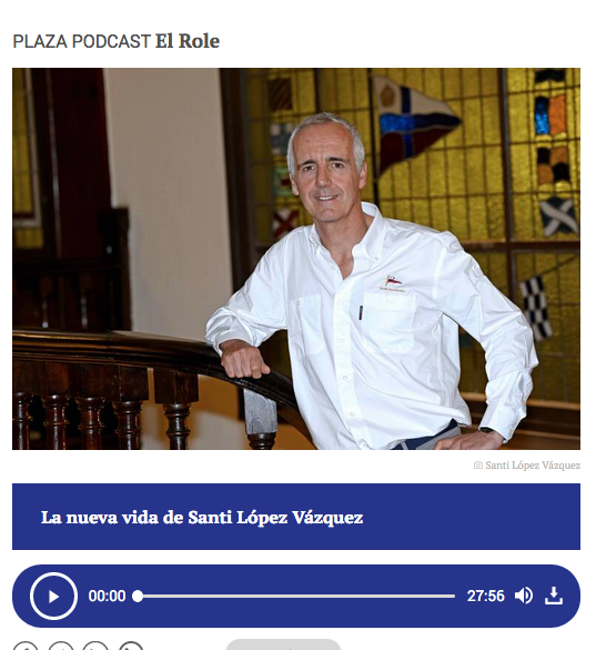 RegatasRCMS's tweet photo. Santi López-Vázquez y el #RCMS son los protagonistas hoy del #podcast #ElRole...
No te pierdas la entrevista 🎤 desde este enlace: https://t.co/4HUEt69EGj...
#OrgulloRCMS por los cuatro costados.... https://t.co/3my992G0so