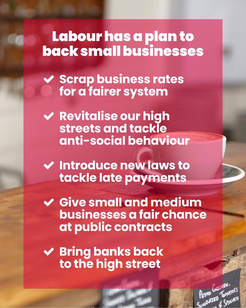 Labour is proud to support Small Business Saturday Labour has a plan to stand up for small businesses, revitalise our high streets and support Britain’s entrepreneurs #SmallBizSatUK