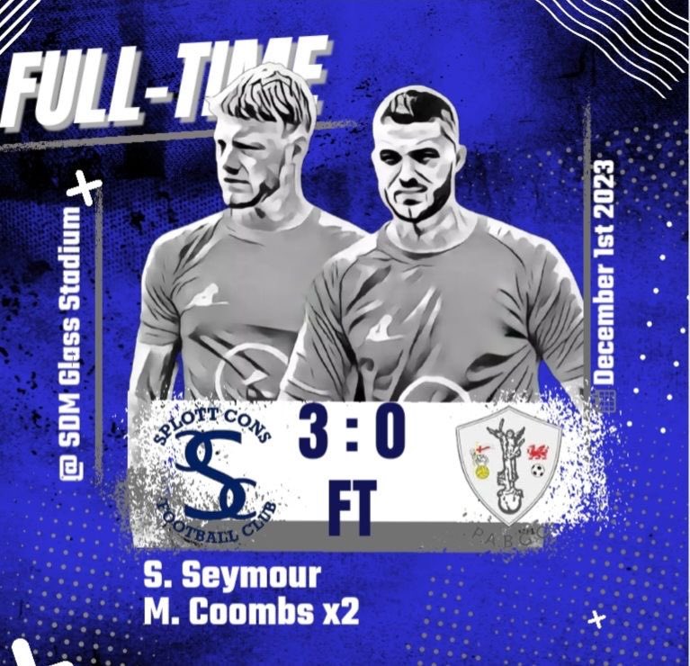 SplottFC_'s tweet photo. ‼️⚽️FT RESULT⚽️‼️

Massive result in the Hugh James Cup as the boys come away with a 3-0 victory over @PencoedAthBGC 

Huge thank you to Pencoed for the hospitality, best of luck for the rest of the season.

Thank you to everyone that made the trip to show their support 👏🏼 https://t.co/oXraOoB32V