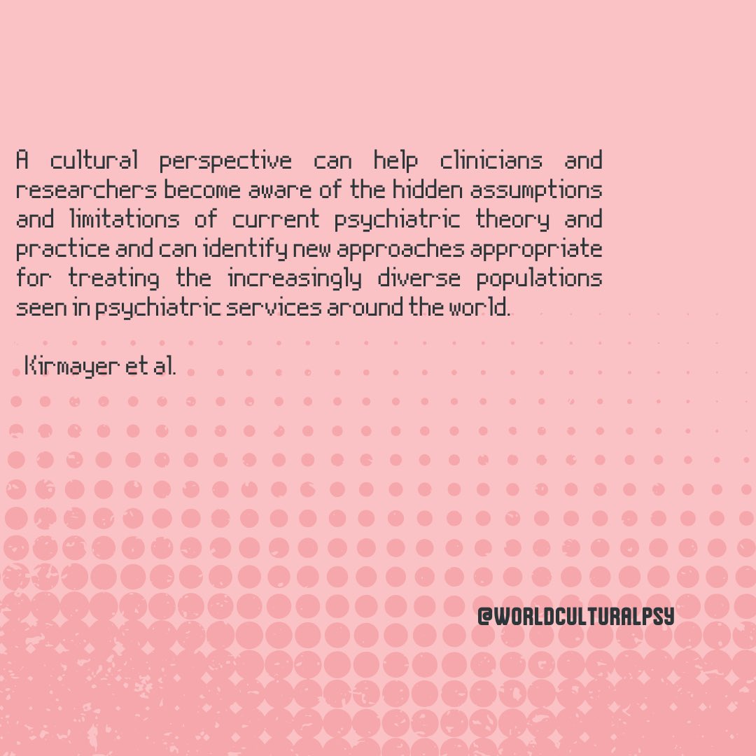 World Association of Cultural Psychiatry tweet media