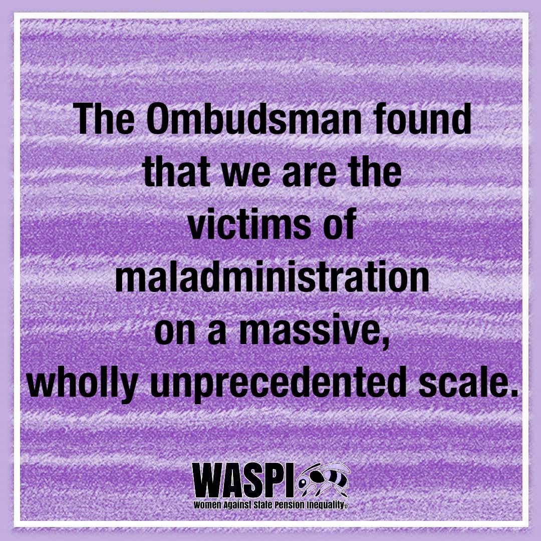 WASPI_Campaign's tweet photo. .@carolinenokes @Commonswomequ Do you think its acceptable that 250,000 #WASPI women have died waiting for compensation for maladministration by the #DWP, found by the PHSO?  One woman dies every 13 minutes while the whitewash continues. https://t.co/Xnp4IDg5AT