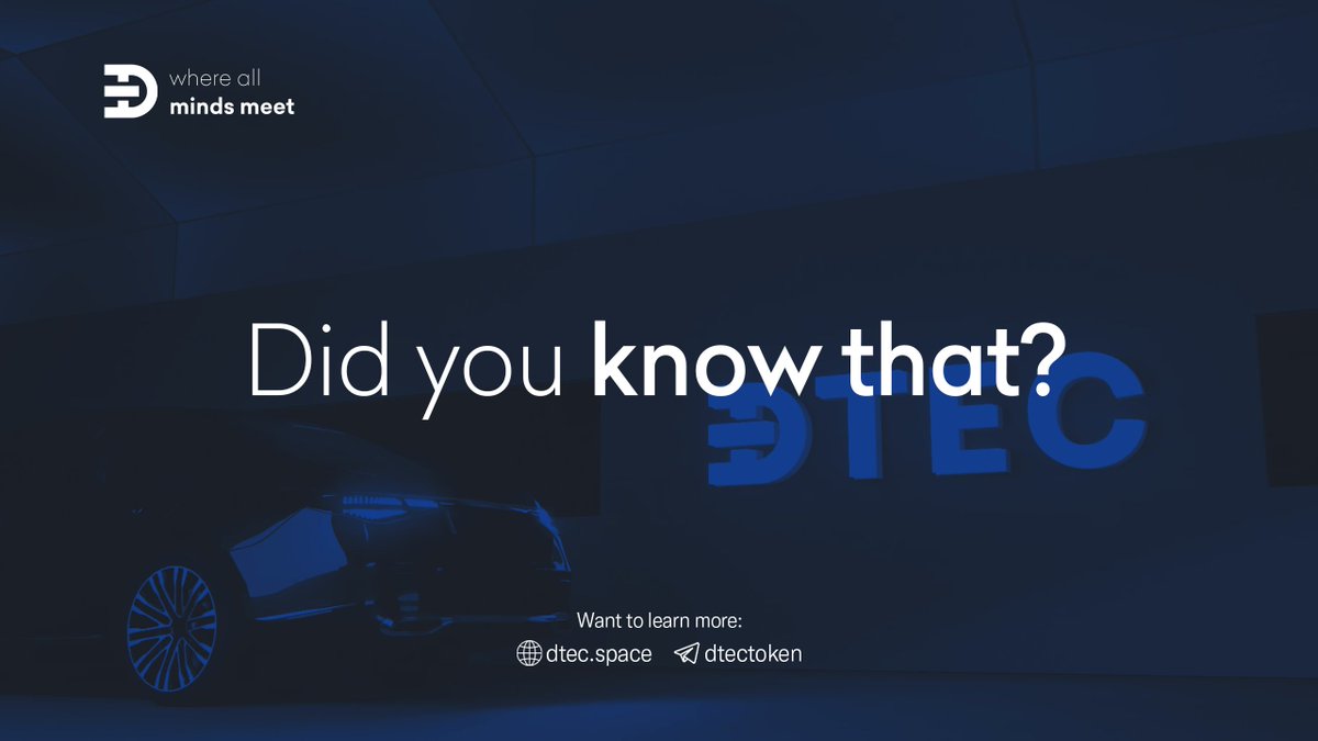 DtecToken's tweet image. Did you know that #Dtec leverages GPS data and blockchain to provide real-time traffic updates?
Say goodbye to wasted time on the road! ๐บ๏ธ
#BlockchainIntegration $DTEC