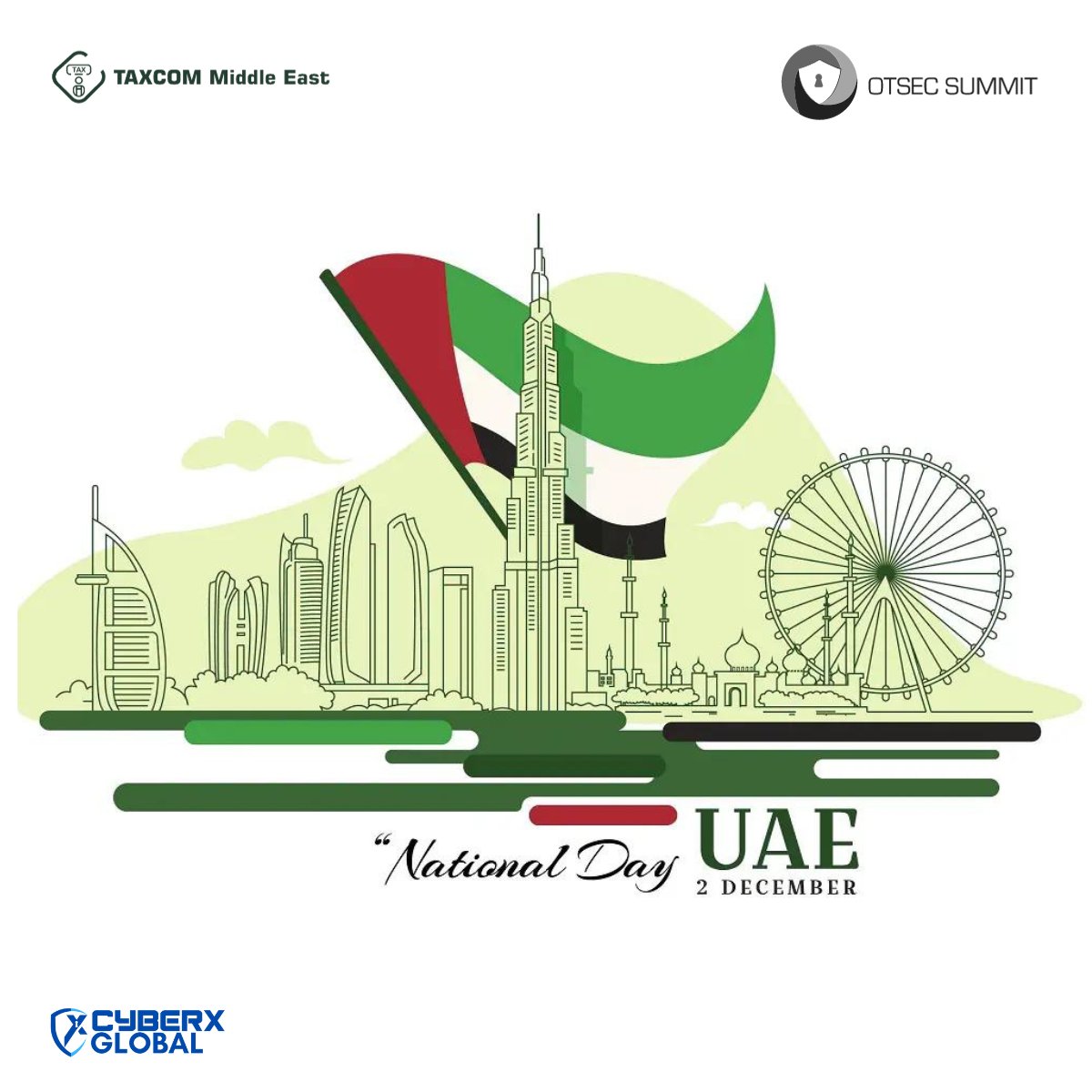 Happy National Day, UAE! 🇦🇪✨ Wishing all our amazing clients and partners a day filled with pride, joy, and celebrations. May the spirit of unity and progress continue to shine brightly.

#unitedarabemirates #uae #dubai #dubaiconference #abudhabi #nationalday #wishes #greetings