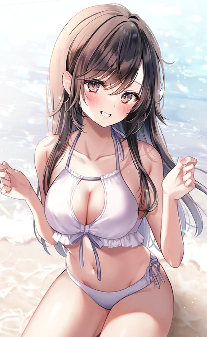 あざとい水着を着るあざとJKちゃん