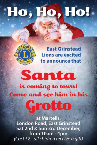 East Grinstead Lions Club (@Grinstead_Lions) on Twitter photo 2023-12-02 09:05:09