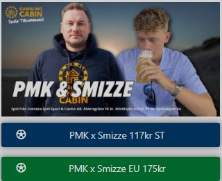 Var ett tag sen men jag och <a href="/smizzee/">Otto Smith</a> är tillbaka!
Vi har två system uppe just nu för helgen!
häng gärna på - gamblingcabin.se/andelar-spela-…