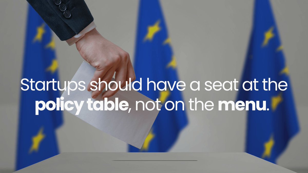 Startups should have a seat at the policy table, not on the menu buff.ly/3sSrZt8
