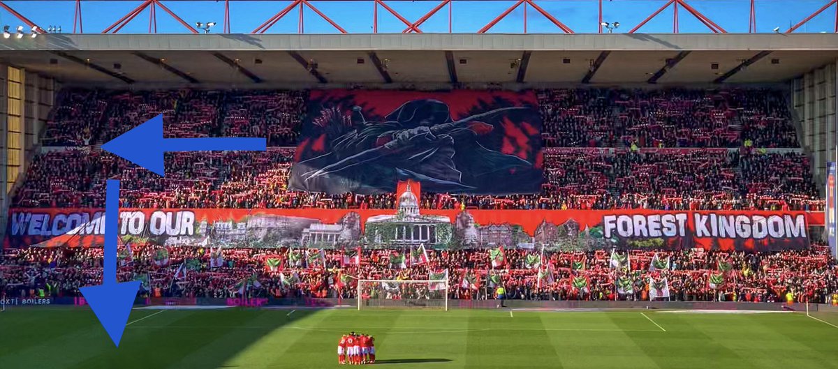 Forza_Garibaldi's tweet photo. Trent End. There is a display today.

Upper - We’ll need to avoid the camera. Once MoK is over, please send the banner this way and then down at the end.

Lower - We’d be grateful for any assistance moving banners away to the corner once they have dropped.

As always, thanks. https://t.co/oAdF8SitKM