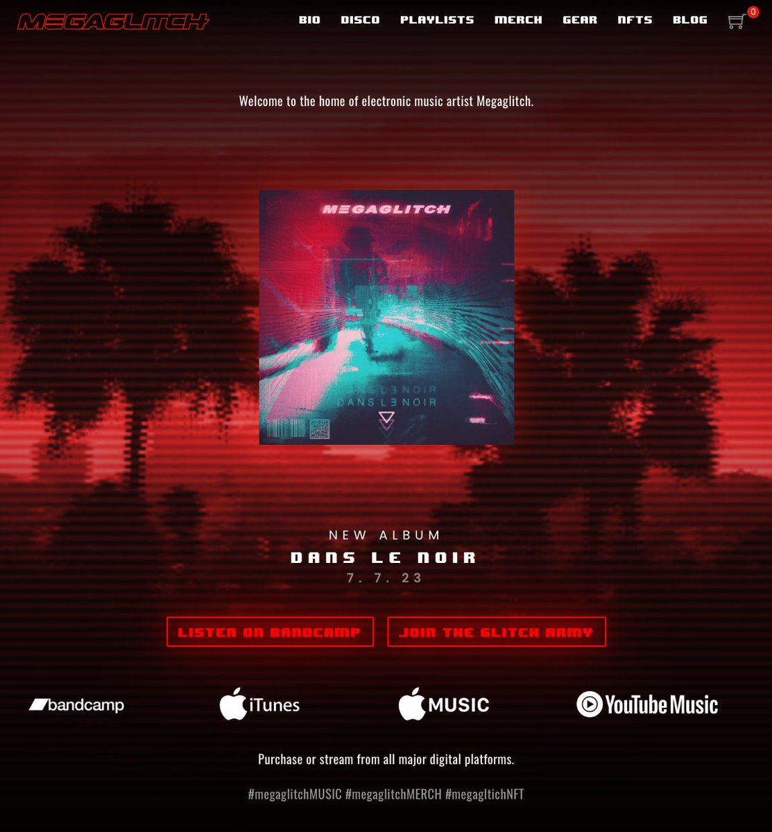 My new #website is ready for 2024... looking forward to taking some time off next year to start writing new #synthwave music :) Come check it out.