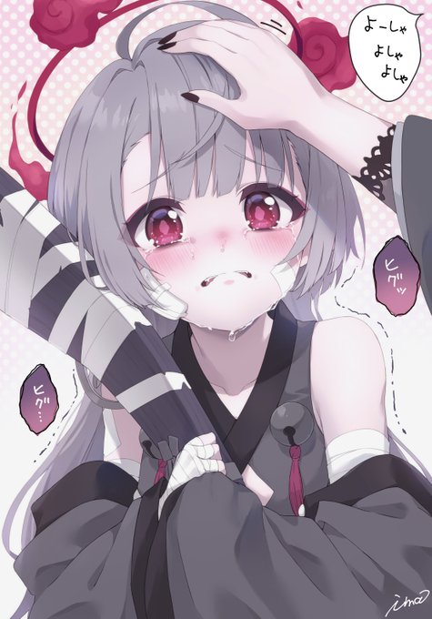 シュロちゃん描いた～とんでもない激ヤバガールだったけど最後コクリコ様に泣きついてるところで可愛いね…ってなっちゃったね(ちょろい)#ブルアカ 