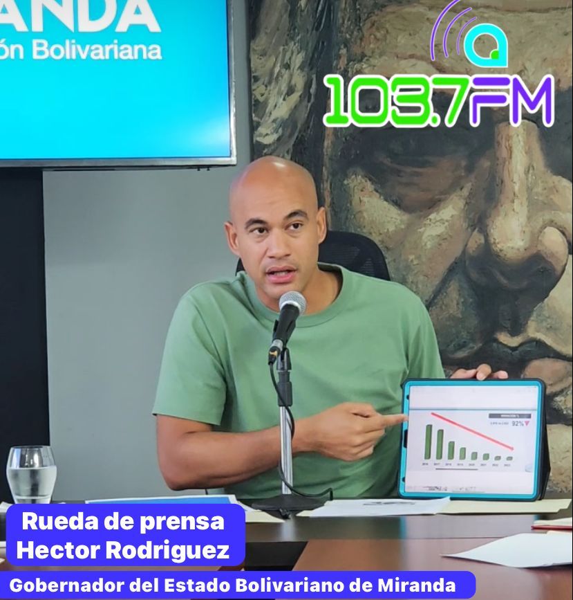 Todos los lunes, rueda de prensa <a href="/HectoRodriguez/">Héctor Rodríguez C.</a> gobernador de nuestro estado <a href="/MirandaGob/">Gob Miranda</a>