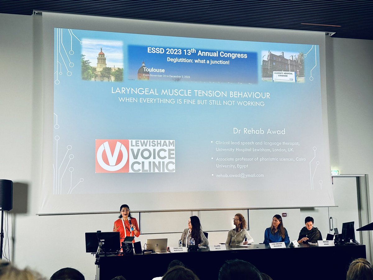 DharineeHansjee's tweet photo. The dynamic Rehab Awad presenting @_ESSD_ @LGTSALT @LG_NHS #ESSD2023 https://t.co/G3L9SlVlou