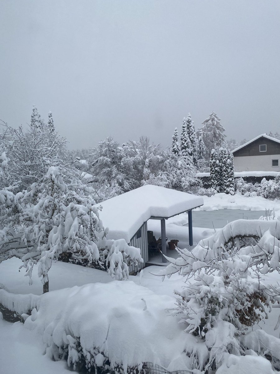 eplane's tweet image. Might have had a little snow overnight….