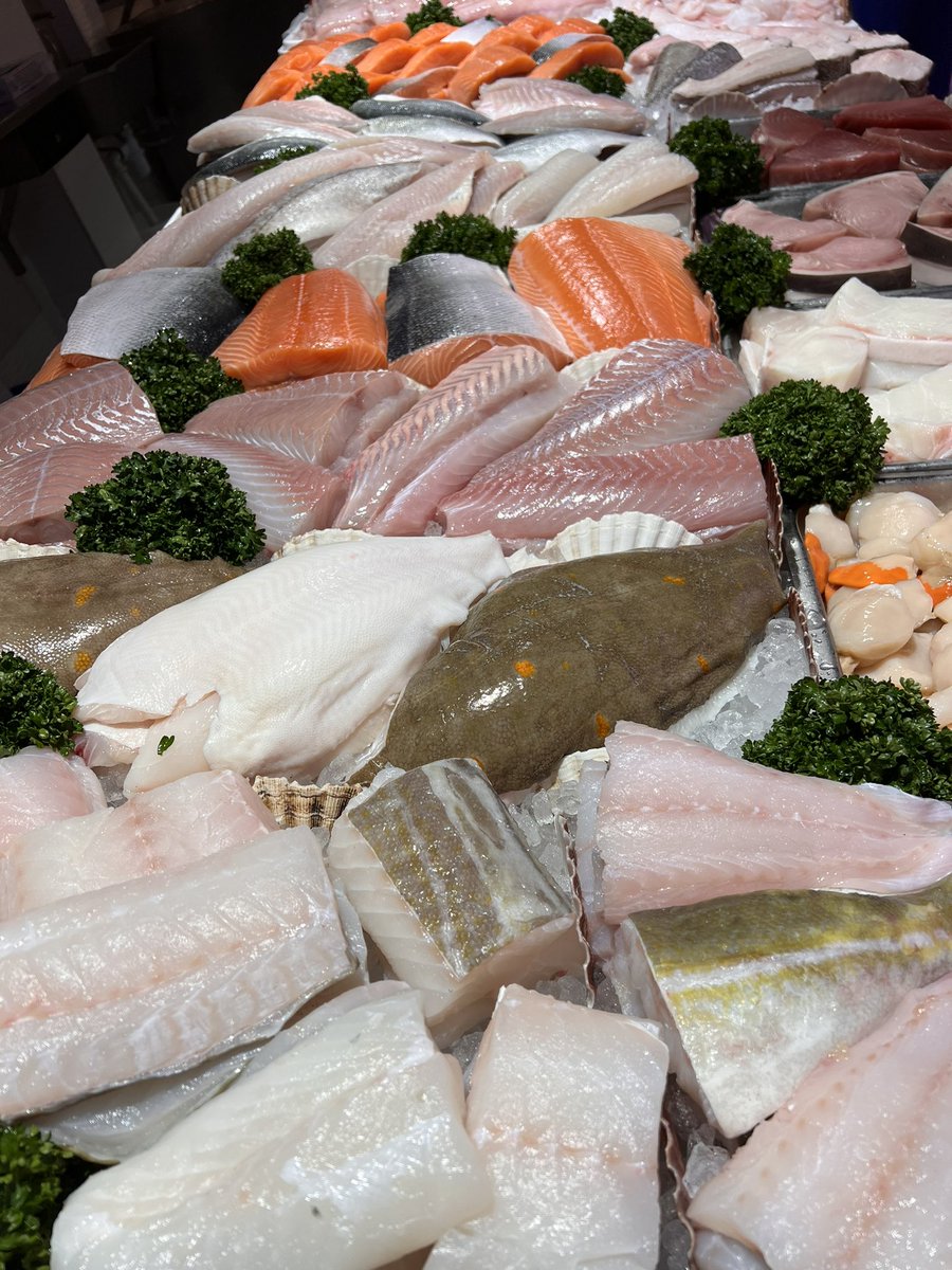 Great Haul of Fillets this morning, Still waiting for a truck coming up from Cornwall with some fancy fish that was only landed yesterday