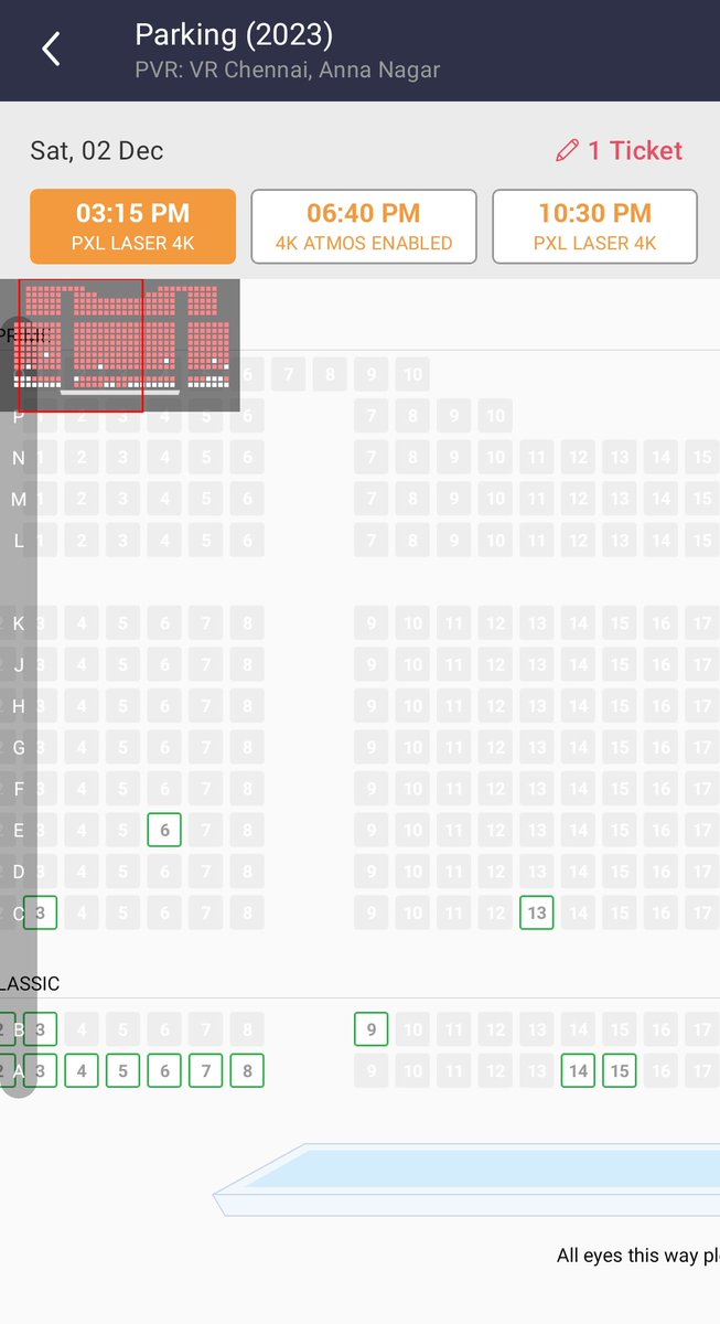 #PARKING EXCELLENT BOOKINGS
Due To Positive WOM 👌

Much Deserved Success For #MSBhaskar & #HarishKalyan ❤️