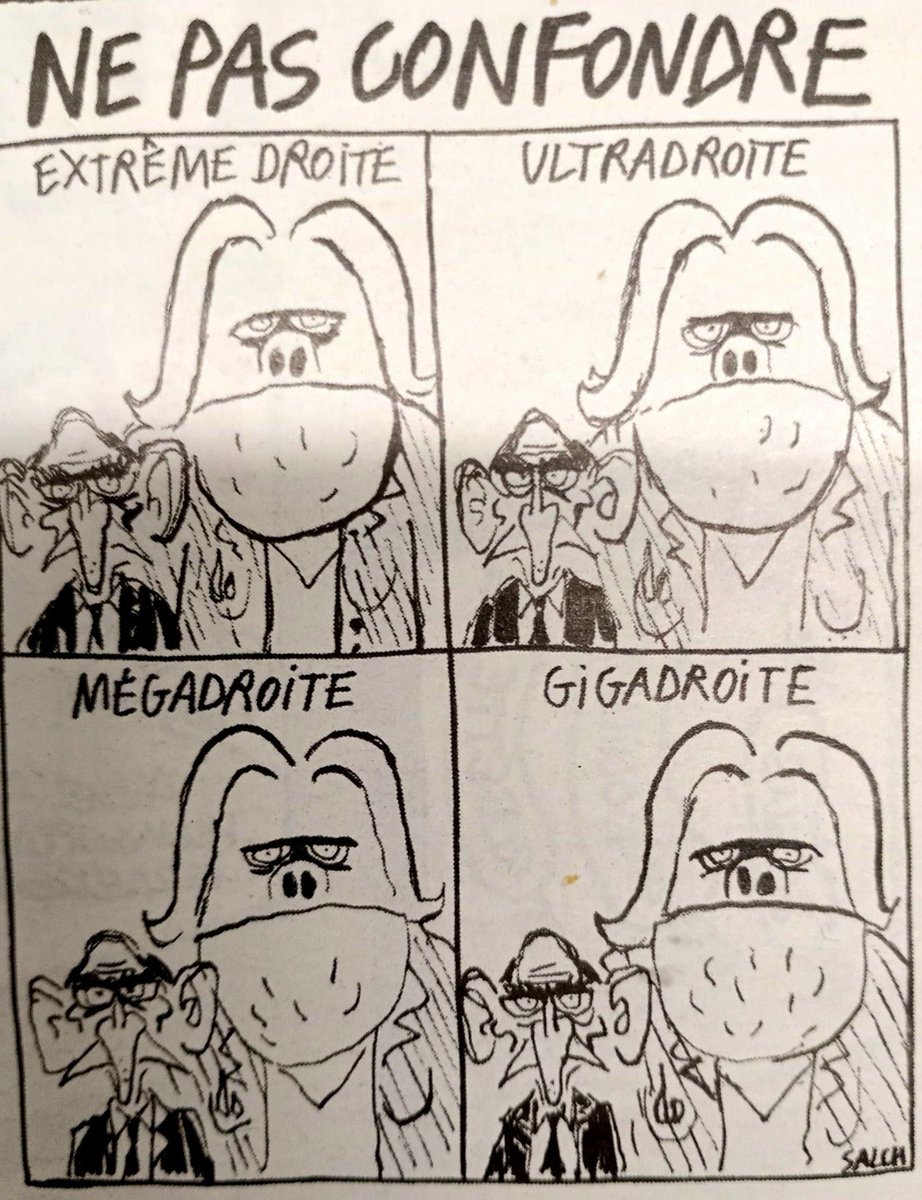 Ne pas confondre. 

(dessin de Salch - Charlie Hebdo)