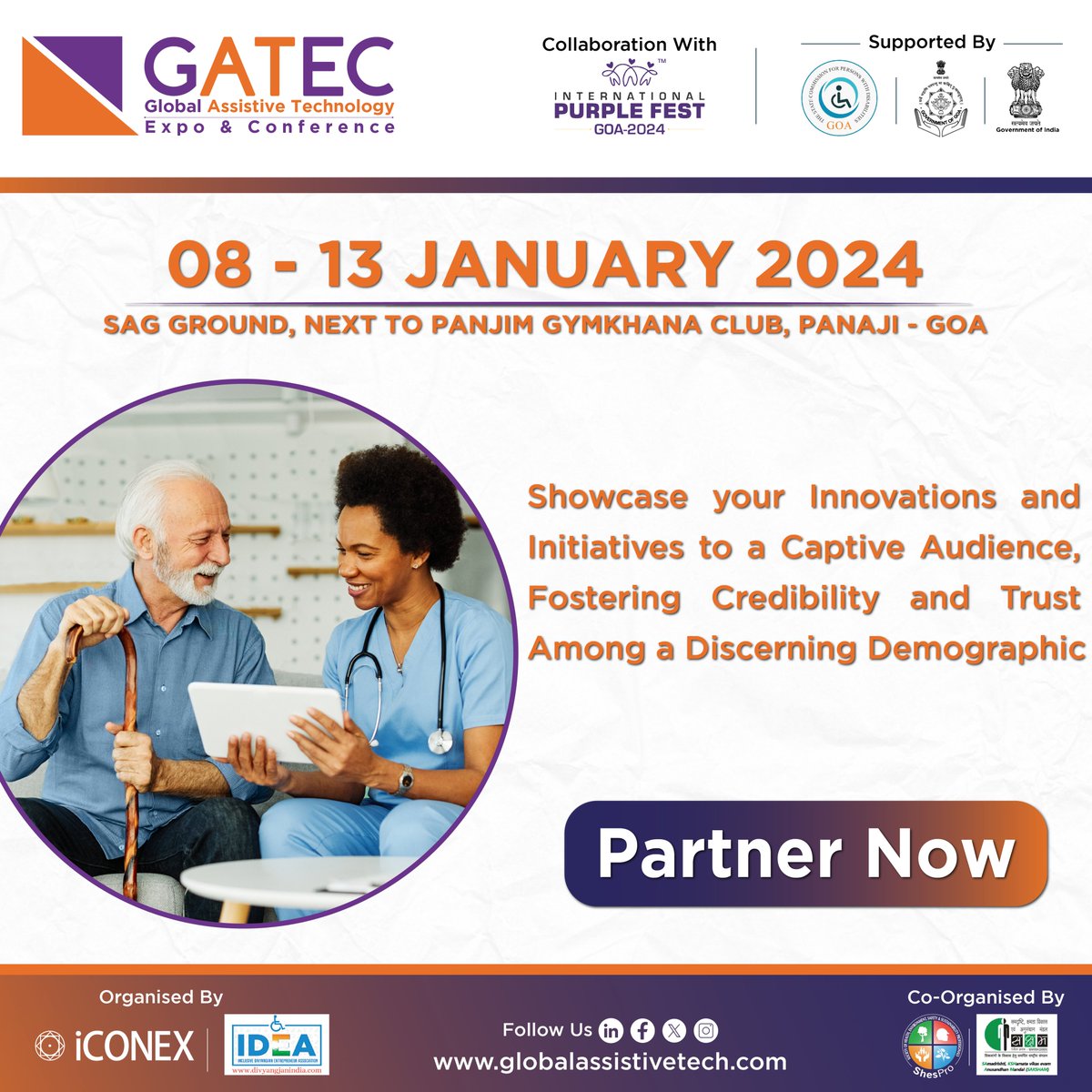 gatecevent's tweet photo. Join #GATEC2024 and showcase your initiatives to a captivated audience. Build credibility and trust among a discerning demographic, establishing your brand as a trailblazer in the world of assistive technology.
#PurpleFest #AssistiveTechnology #PartnerNow #Disability https://t.co/pKBXdEEZbX