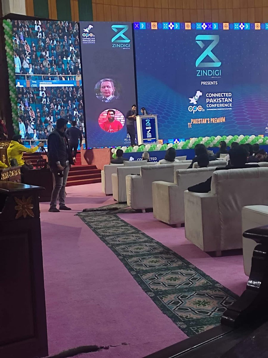 Hey, I'm here at #ConnectedPakistanConference! Excited to connect, discuss ideas, and explore collaborations. See you around! 
#CPC2023