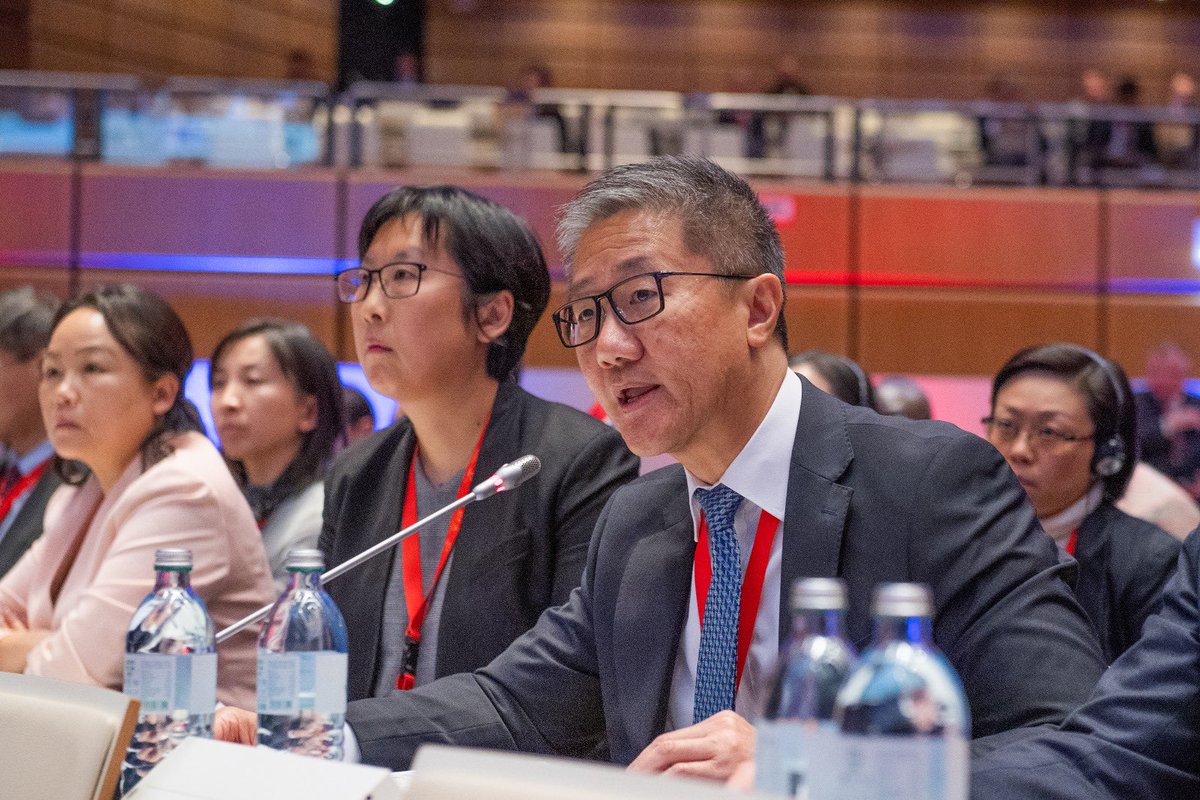 hkpoliceforce's tweet image. Speaking at the #INTERPOLGA, the Commissioner Raymond SIU regarded the International Symposium on Cyber Policing held by #HKPF this year as a new &amp;amp; ideal platform to foster collab between 🌍jurisdictions &amp;amp; highlighted HKPF’s contributions to the fight against #TransnationalCrime.