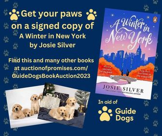 Fancy a dedicated copy of A Winter in New York in time to gift at Christmas? Hot foot it to the Auction of Promises in aid of Guide Dogs! This plus loadsof other signed books up for grabs <3 auctionofpromises.com/lotread.aspx?l…