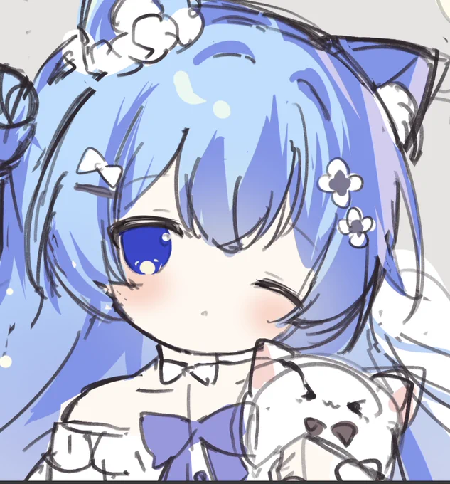 描いてます