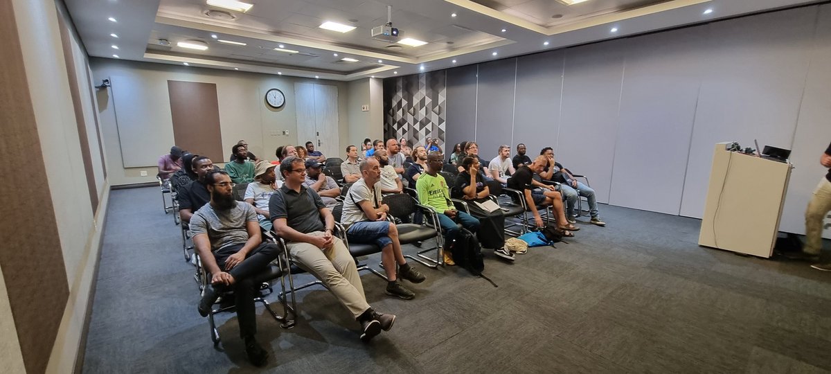 Carike Botha 🇿🇦 #mvpbuzz (@carike_b) on Twitter photo Sessions are well on their way here <a href="/dotnetcnf/">.NET Conf #dotNETConf</a> #dotNETConfSA #Johannesburg #dotnet8 #developers #community
<a href="/adpead/">Allan Pead 🇿🇦 #mvpbuzz</a> <a href="/ThatTechieGirl/">Roma Gupta</a> <a href="/jhbmsdug/">JHB Microsoft Developer User Group</a> <a href="/werneragent47/">Werner Rall</a> <a href="/henniefrancis/">Hennie Francis</a> <a href="/nielsberglund/">Niels Berglund @nielsb@fosstodon.org</a> <a href="/dustynlightfoot/">Dustyn Lightfoot</a> <a href="/mattleibow/">Matthew Leibowitz</a> Sessions are well on their way here <a href="/dotnetcnf/">.NET Conf #dotNETConf</a> #dotNETConfSA #Johannesburg #dotnet8 #developers #community
<a href="/adpead/">Allan Pead 🇿🇦 #mvpbuzz</a> <a href="/ThatTechieGirl/">Roma Gupta</a> <a href="/jhbmsdug/">JHB Microsoft Developer User Group</a> <a href="/werneragent47/">Werner Rall</a> <a href="/henniefrancis/">Hennie Francis</a> <a href="/nielsberglund/">Niels Berglund @nielsb@fosstodon.org</a> <a href="/dustynlightfoot/">Dustyn Lightfoot</a> <a href="/mattleibow/">Matthew Leibowitz</a>
