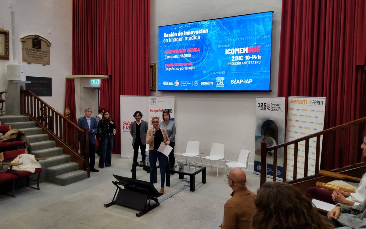 MuCHaBiBLiO's tweet photo. 👉Comienza el EscapeDx MADRID
👉El equipo del #HospitalSeveroOchoa preparado para demostrar que usan #STATdx #ExpertPath e #ImmunoQuery para sus diagnósticos
👉Anatomía Patológica y Radiodiagnóstico juntos y "visibilizados"
@Icomem_Oficial @Elsevier_Es
@SERAM_RX @SEAP_IAP https://t.co/VEAqXZCBxE