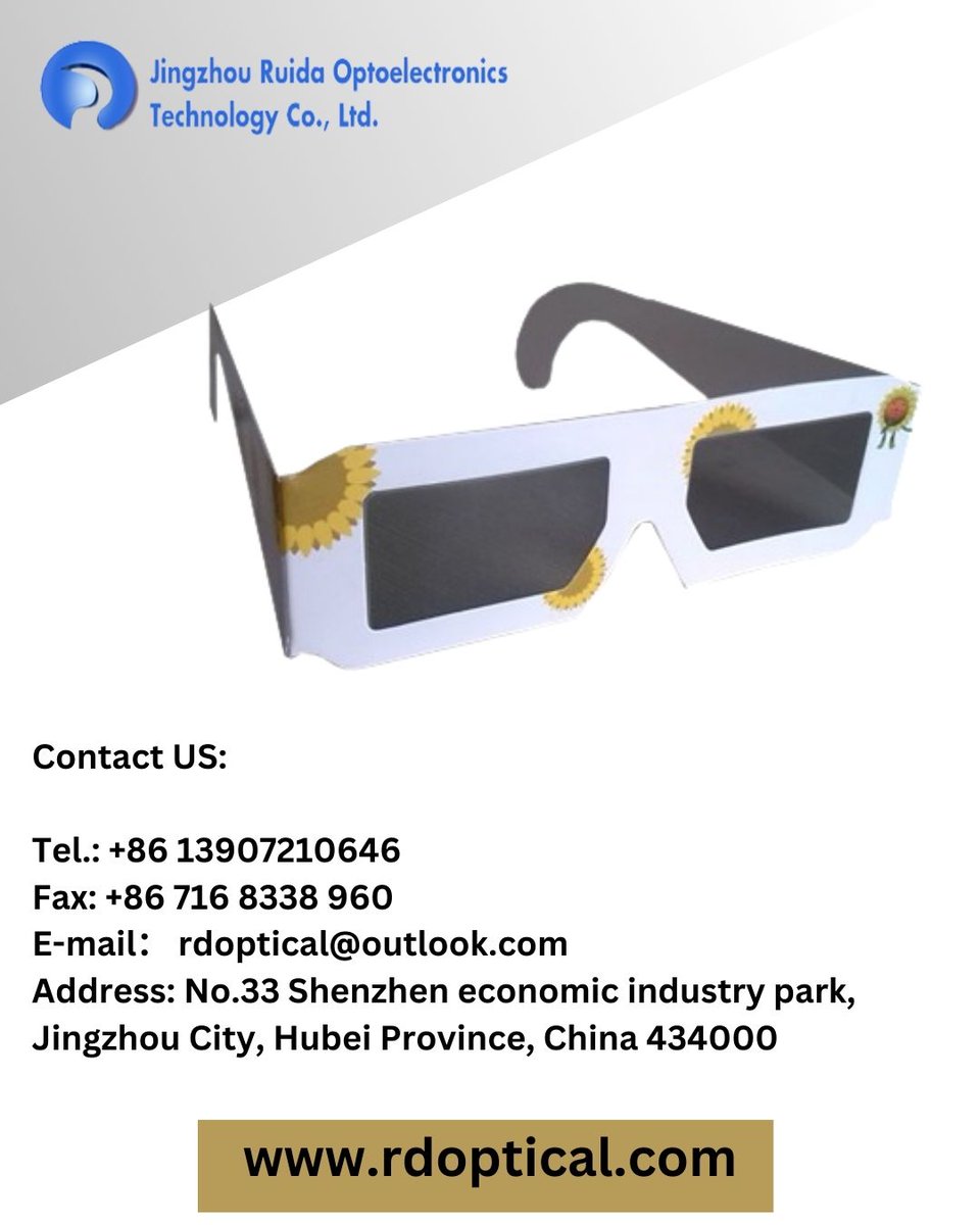 rdoptical's tweet photo. Linear Polarized Glasses
 
1. "See the World in a Whole New Light with Linear Polarized Glasses!"
2. "Say Goodbye to Glare and Hello to Clarity with Linear Polarized Glasses!"
👉👉👉Visit Our Site : https://t.co/x9szIIYGnr
.
.
.
.
#LinearPolarizedGlasses #3DSolarEclipseGlasses https://t.co/v2J4TCOl5F