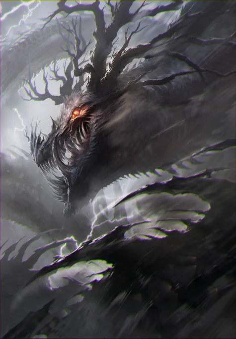 #やじるのえ#新作遅くてごめんの過去作投下「 龍 」 