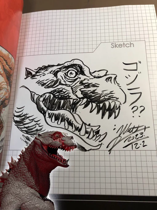 マットの描いてくれたオリゴジラ!!!
めちゃくちゃ大切にします〜!!!!!!!!! 