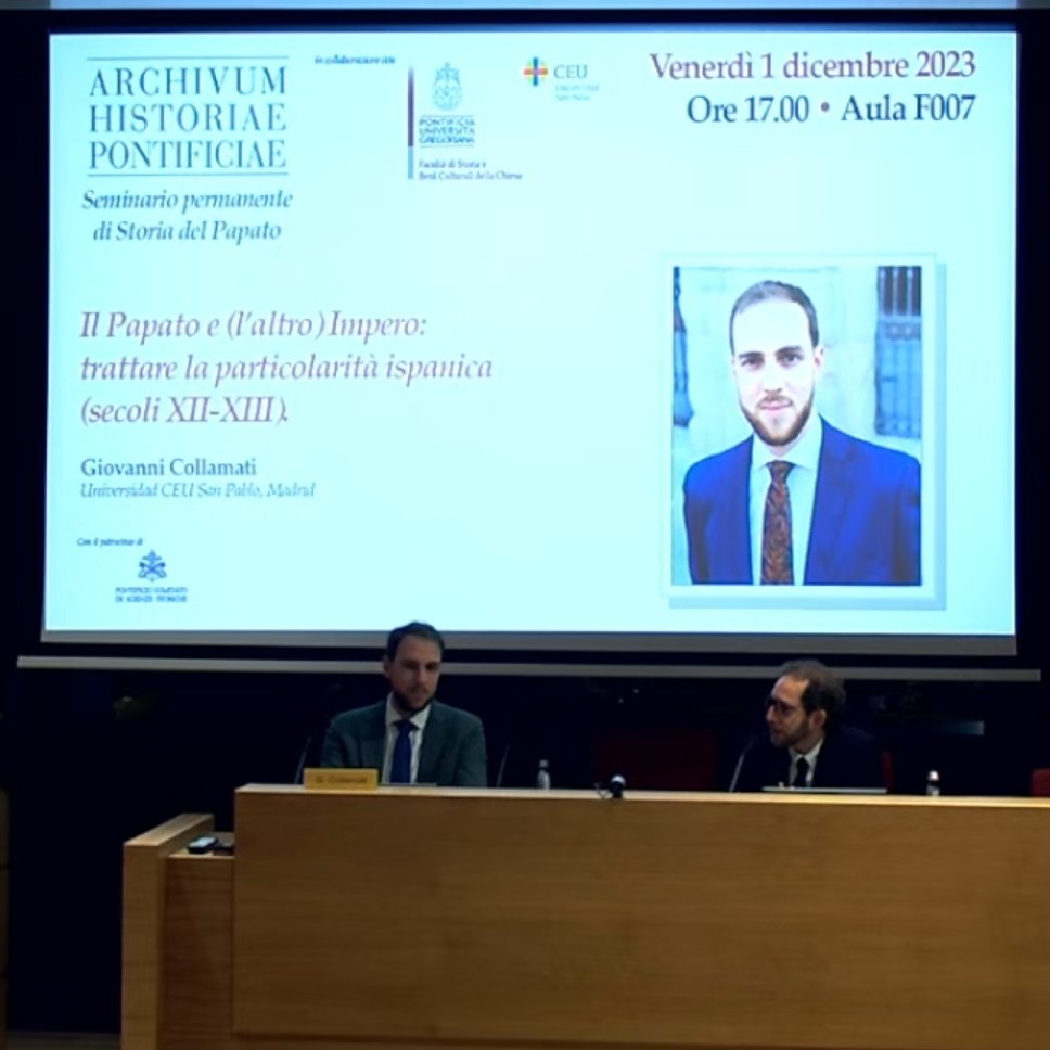 Instituto CEU de Humanidades Ángel Ayala (@ceuayala) on Twitter photo El prof. <a href="/GCollamati/">Giovanni Collamati</a> ha presentado esta semana en Roma el proyecto de <a href="/CeuAyala/">Instituto CEU de Humanidades Ángel Ayala</a> sobre Papado e Imperio con una interesante ponencia en el seminario de <a href="/ahp_rivista/">AHP Rivista</a> en <a href="/UniGregoriana/">Pontificia Università Gregoriana</a>, en colaboración con el Pontificio Comitato delle Scienze Storiche El prof. <a href="/GCollamati/">Giovanni Collamati</a> ha presentado esta semana en Roma el proyecto de <a href="/CeuAyala/">Instituto CEU de Humanidades Ángel Ayala</a> sobre Papado e Imperio con una interesante ponencia en el seminario de <a href="/ahp_rivista/">AHP Rivista</a> en <a href="/UniGregoriana/">Pontificia Università Gregoriana</a>, en colaboración con el Pontificio Comitato delle Scienze Storiche