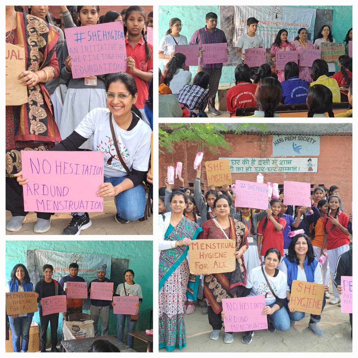 Deepti Sharma Dullu (@dulludeepti) on Twitter photo #SheHygiene#Drive46
<a href="/_WeRiseTogether/">WeRiseTogether</a> Team distributed compostable #SanitaryPads in ASN Public School Indirapuram.
Awareness is the key and action makes the effort worthy. Pl follow & contribute. <a href="/UNICEF/">UNICEF</a> <a href="/smritiirani/">Smriti Z Irani</a> <a href="/AminaJMohammed/">Amina J Mohammed</a> <a href="/MinistryWCD/">Ministry of WCD</a> @UNICEFIndi
<a href="/GirlsPrideGam/">Girls' Pride Gambia</a> #SheHygiene#Drive46
<a href="/_WeRiseTogether/">WeRiseTogether</a> Team distributed compostable #SanitaryPads in ASN Public School Indirapuram.
Awareness is the key and action makes the effort worthy. Pl follow & contribute. <a href="/UNICEF/">UNICEF</a> <a href="/smritiirani/">Smriti Z Irani</a> <a href="/AminaJMohammed/">Amina J Mohammed</a> <a href="/MinistryWCD/">Ministry of WCD</a> @UNICEFIndi
<a href="/GirlsPrideGam/">Girls' Pride Gambia</a>